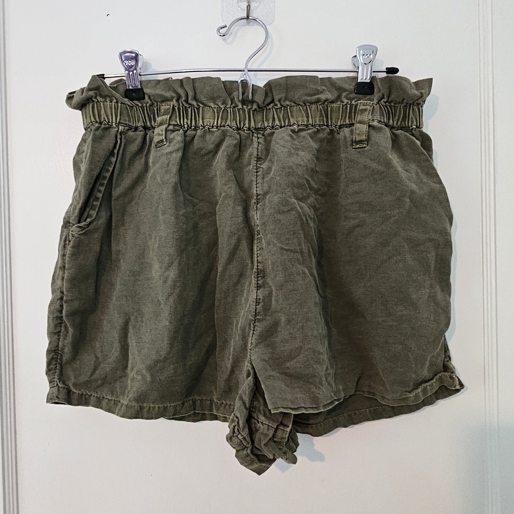 O'Neill High Waist Green Shorts Casual